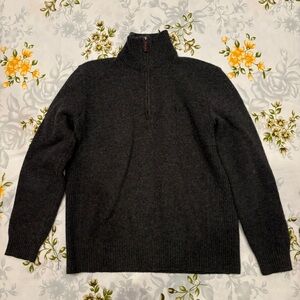 Polo Ralph Lauren Size S Charcoal Wool Sweater